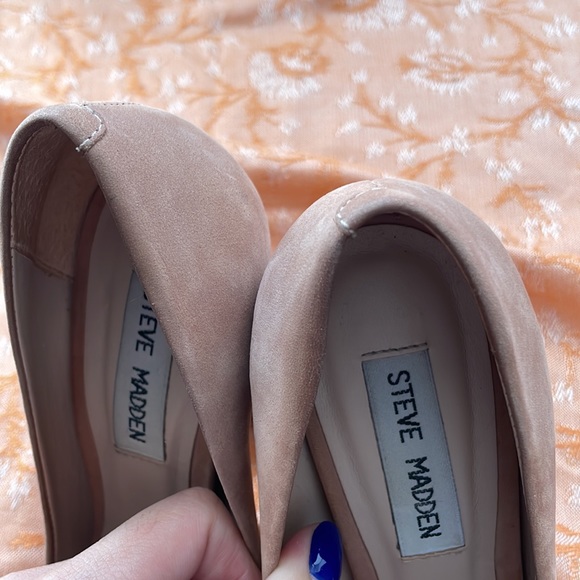 Steve Madden Prance Camel Nubuck Heel - Picture 2 of 7